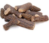 Juego de 9 Troncos de Cerámica para chimenea de Bioetanol, accesorios para biochimenea.