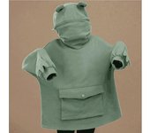 Super Cute Frog Sweatshirt With Thick And Fleece Couple Sweatshirt