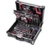 KRAFTWERK Maleta de htas. PRO LINE con taladro/atornillador inalámbrico BOSCH, 1/4"+1/2", 264 pzas.