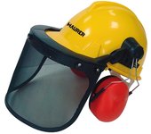 SANCO STORE - MAURER Casco Con Visera, Protector Facial De Rejilla  y Protector Auditivo
