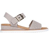 Skechers Bobs Desert Kiss - Serendipitous Sandalias de cuña para mujer topo en sintético 83641