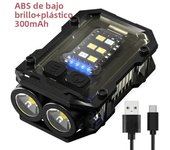 EDC Tactical Flashlight Portable Mini LED Light Outdoor Camping Hiking Tools USB Rechargeable Running Emergency Hiking Lantern