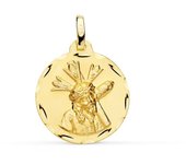 Inmaculada Romero Medalla Cristo Gran Poder Sevilla Oro 9k 18mm - Grabación Incluida