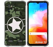Funda Silicona para Ulefone Armor 12 5G diseño Camuflaje 01 Dibujos