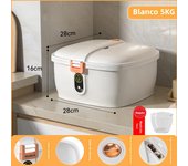 Rice Container Insect Proof Moisture Proof Rice Box Grain Sealed Jar Kitchen Container Rice Storage Box 5/10kg of Rice Bucket