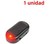 4-1PCS Car Fake Security Light Solar Powered Simulated Dummy Alarm Wireless Warning Anti-Theft Caution Lamp LED Flashing Lights