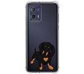 Funda Silicona Antigolpes para Motorola Moto G73 5G diseño Perros 04 Dibujos