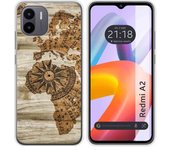 Funda Silicona compatible con Xiaomi Redmi A2 diseño Madera 07 Dibujos