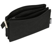 Estuche Escolar Safta Negro (22 x 12 x 3 cm)
