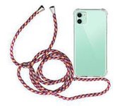 FAMZ Funda Colgante Iphone X / XS Burdeos y Azul - Seguridad y Estilo