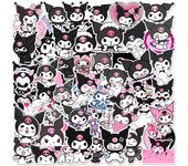 10/30/50pcs Funny Sanrio Kuromi Anime Cartoon Stickers Laptop Phone Scrapbook Suitcase Decoration Sticker Decals for Kids Toys