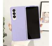 Original Liquid Silicone Plain Phone Case for Samsung Galaxy Z Fold 6 Fold5 Fold4 Fold3 Fold2 Skin Feel Shockproof Soft Cover