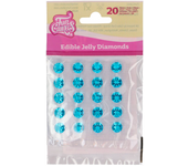 Diamantes Comestibles Gelatina Funcakes - Azul Cielo - Decoración Tartas Cupcakes