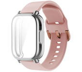 22mm Silicone Strap With Case For Xiaomi Redmi Watch 5 Active Lite Smart Watch Wrist Band And Case For Redmi Watch 5 Active Lite