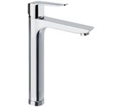 Ramon Soler Grifo de Lavabo Monomando Alto Cromado con Sistema S2 de Ahorro de Agua Serie Ypsilon Plus