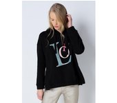 LOIS JEANS - Sudadera grafica con capucha y apertura lateral