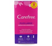 Carefree Maxi Plus 36 Uds. Protección 12 Horas Núcleo Superabsorbente