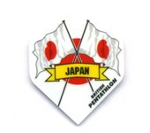 Plumas Pentathlon Standard Bandera Japón  2425Marca,Pentathlon,Geometria,Standard,Micrones,.75Dardos,Plumas,Plumas Pentathlon