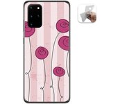 Tumundosmartphone Funda Gel Tpu para Samsung Galaxy S20+ Plus diseño Flores Vintage Dibujos