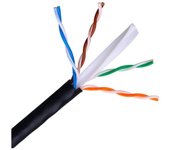 Bobina de Cable RJ45 para Exteriores UTP Aisens A135-0263 Cat.6/ 100m/ Impermeable/ Negro