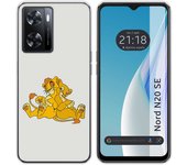 Funda Silicona para Oneplus Nord N20 SE diseño Leones Dibujos