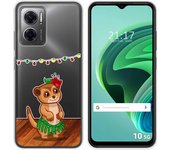 Funda Silicona Transparente para Xiaomi Redmi 10 5G diseño Suricata Dibujos