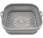 Foldable Airfryer Silicone Mold Round SquareBasket Air Fryer Reusable Pan Liner for Oven Baking Tray Pizza Fried Chicken Basket