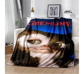 Gremlins cartoon printing blanket children's warm blanket flannel soft and comfortable blanket home travel blanket birthday gift
