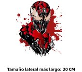 2PCS Marvel Spiderman Iron Man Hulk Loki Iron-on Transfers for Clothing Hot Transfer Stickers Fusible Patch T-Shirts Sweatshirt