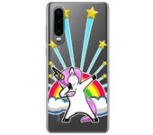 Tumundosmartphone Funda Gel Transparente para Huawei P30 diseño Unicornio Dibujos