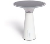 Ledkia Lámpara de Mesa Solar Exterior LED Metal Portátil con Batería USB Recargable Soucha Negro
