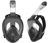 Máscara de buceo 2025 nueva, completamente seca y antivaho, para adultos y niños.
