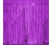 3m Xmas LED Curtain Garland Fairy String Lights Christmas Holiday Party Wedding Decoration USB Remote 8 Modes Waterfall Lighting