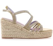 Sandalias plataforma mujer MARIAMARE 68559 C58004 SANDALIA TIRAS CULA YUTE CHAMPAGNE 35900 25V