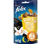 Felix Party Mix Cheezy Mix Snack Para Gatos 60 Gr