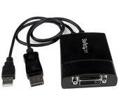 StarTech.com - Adaptador de Vídeo DisplayPort a DVI - Conversor DP++ - Doble Enlace - Activo DP2DVID2
