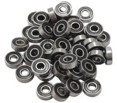 50pcs/set 608 2rs Ball Bearing Abec-5 8x22x7 Mm Deep Groove Carbon Steel Sealed Ball Bearings