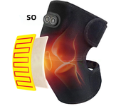 USB Electric Heating Kneepads Shoulder Massage Heated Knee Brace Straps Adjustable Extension Pads For Knee Arm Neck
