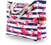 Bolsa de Playa para Mujer Bolsa de Playa Grande, Bolsa de Playa a prueba de Arena impermeable with Cremallera, Bolsa de Playa de piscina Grande