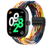 Braided Solo Loop For Redmi Watch 4 Magnetic Buckle Strap Watchband  For Xiaomi mi Band 8 Pro Adjustable Bracelet Wristband Band