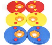 Manguitos de Natation para niños 6PCs-Alas flotantes de Natation para niños (Discos de Espuma para Nadadores),Discos para Natation y Manitos Flotantes para niños en Piscinas Playas Discos Flotantes Manitos Niños para 2-8 años