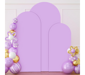 Wedding Arch Cover Set of 3 Spandex Fitted Arch Covers Stretchy Backdrop Backdrop Stand Cover 4ft 5ft 6ft Balloon Arch Cover