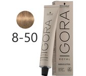 Schwarzkopf IGORA Royal Absolutes 8-50 Rubio Claro Dorado Natural Cuidado del Cabello 60 ml