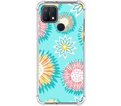 Funda Silicona Antigolpes para Oppo A15 diseño Flores 05 Dibujos