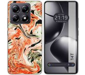 Tumundosmartphone Funda Silicona para Xiaomi 14T 5G diseño Mármol 12 Dibujos
