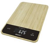 Bascula De Cocina Sogo Electrónica Wooden  -5Kg
