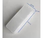 Men Universal Shaver Storage Box Handle Box Full Transparent Plastic Case Razor Boxs Eco-Friendly PP Shaving Box High Quality