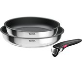 LOTE SARTENES TEFAL L8813S75 INGENIO 22/26CM+MANGO