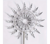 Creative Courtyard Garden Lawn Decoration Unique Wind Collector Magical Kinetic Energy Metal Windmill Rotator