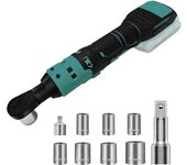 ZVD Llave de trinquete inalámbrica 850n. M, destornillador eléctrico recargable de 3/8 pulgadas, extracción de tuerca de tornillo, herramientas de reparación de automóviles para batería Makita de 18V